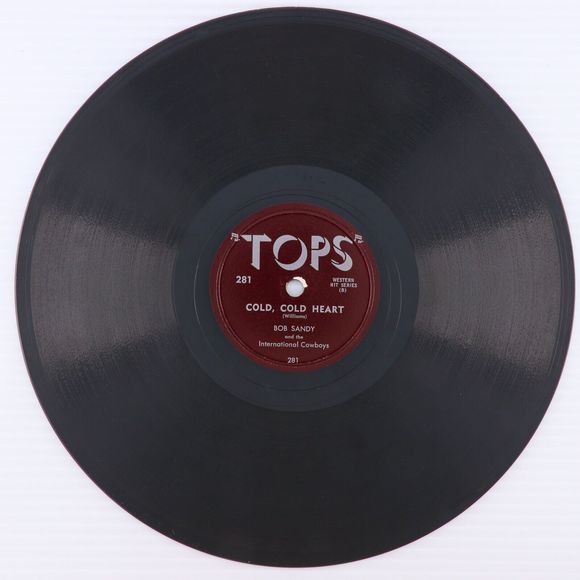 Mimi Martel, Bob Sandy - Beautiful Brown Eyes / Cold Heart 78rpm Record TOPS 281 - Picture 2 of 16